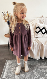 dress velours mauve