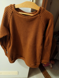 Sweater knit brown