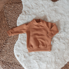 sweater rib camel