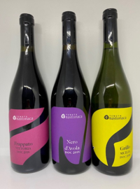 Tenuta Bastonaca wijnpakket (3 flessen): Grillo (1x), Nero d'Avola (1x), Frappato (1x)