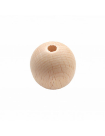 Houten kraal 45mm per stuk