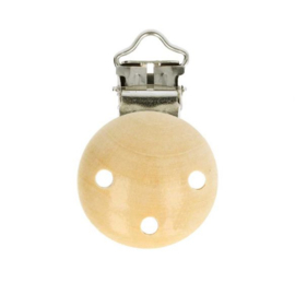 Houten speenklem naturel 45x28mm