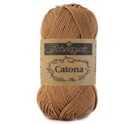 Scheepjes Catona 503 hazelnut