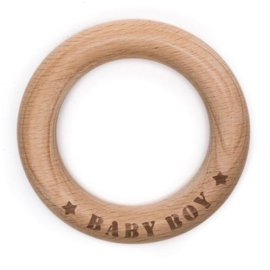 Durable Bijtring beukenhout Baby Boy