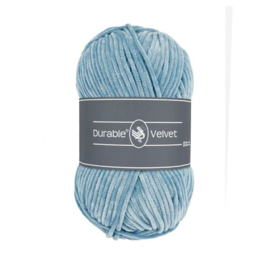 Durable velvet 289 blue grey