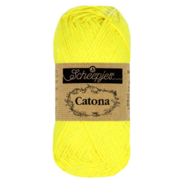 Scheepjes Catona 601 Neon yellow