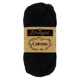 Scheepjes Catona 110 jet black