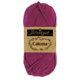 Scheepjes Catona 128 tyrian purple