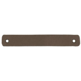 Durable Leren Label 7 x 1 cm bruin 2 stuks