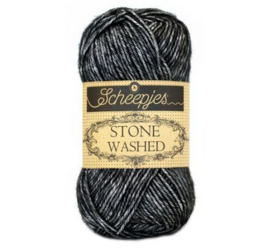 Scheepjes Stone Washed 803 black onyx