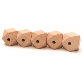 Durable Houten Hexagon kraal 20mm 5 stuks