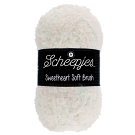 Scheepjes Sweetheart Soft Brush 534 wit/roze