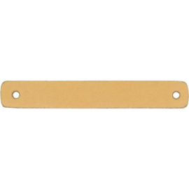 Durable Leren Label 7 x 1 cm beige 2 stuks