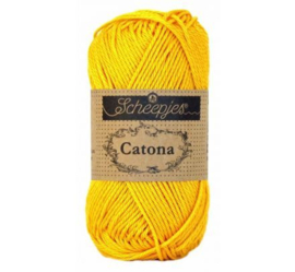 Scheepjes catona 208 yellow gold