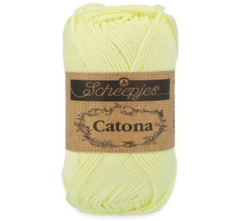 Scheepjes Catona 100 lemon chiffon