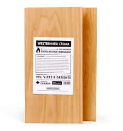 Smokin’ Flavours cederhouten planken 2 stuks