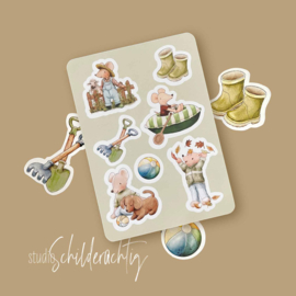 Stickerkaart Jongen