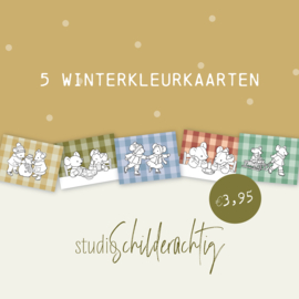 Winterkleurkaarten