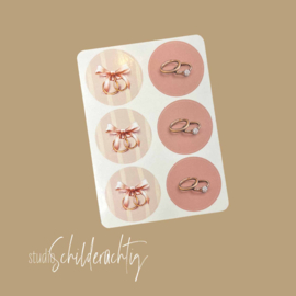 Stickerkaart huwelijk