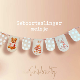 Geboorteslinger meisje