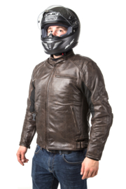 Helite Airbag jacket Roadster 2 Vintage Brown