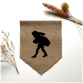 Vlag jute sint figuren