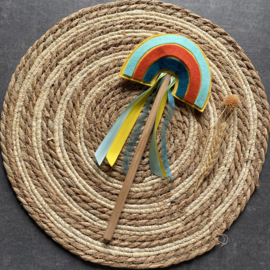 Toverstaf regenboog geel