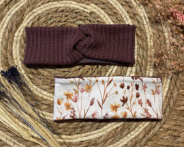 Winter haarband paars