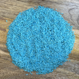 Speelrijst blauw