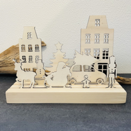 Kerst set compleet 3 rijen klein