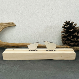 Uitbreidingsfiguur lente schaapjes (2 stuks)