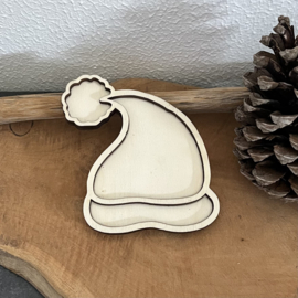 Vulvorm kerstmuts