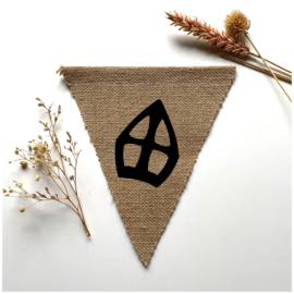 Vlag jute sint figuren