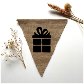 Vlag jute sint figuren