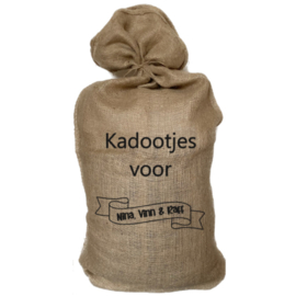 Jute cadeau zak