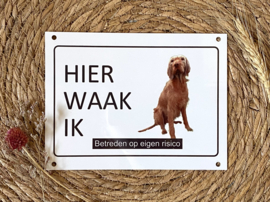 Waakbord met eigen foto