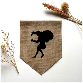 Vlag jute sint figuren