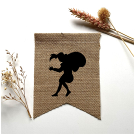 Vlag jute sint figuren