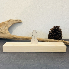 Uitbreidingsfiguur kerst sneeuwpop