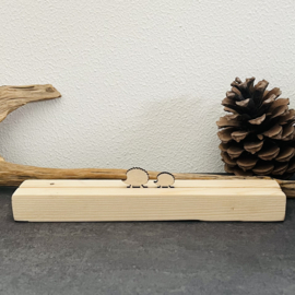Uitbreidingsfiguur herfst egels (2 stuks)