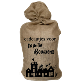 Jute cadeau zak