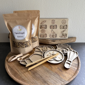 Speelrijst bakkerij set