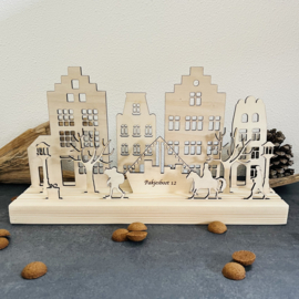 Sinterklaas set compleet 3 rijen groot