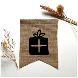 Vlag jute sint figuren