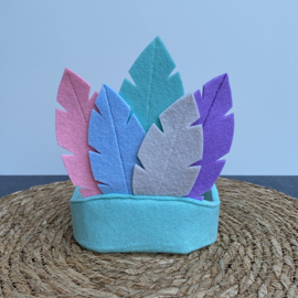 Verentooi vilt turquoise