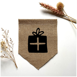 Vlag jute sint figuren