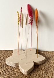 Bloemen/verenplank bloem figuur