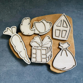 Vulvormen set sinterklaas