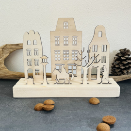 Sinterklaas set compleet 2 rijen klein