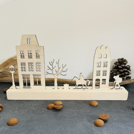 Sinterklaas set compleet 1 rij groot